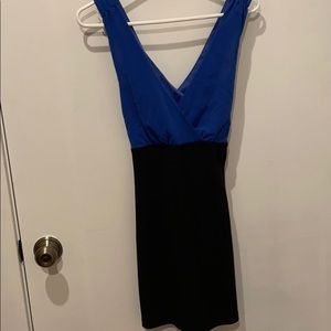 Blue / Black Mini Dress